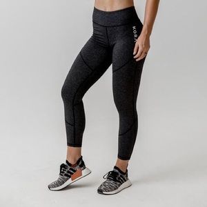 Kora/Acta Fitness Contour Legging Black Heather XS